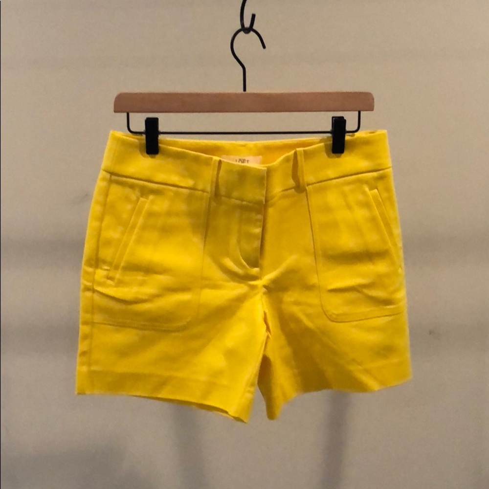 LOFT yellow shorts size 4
